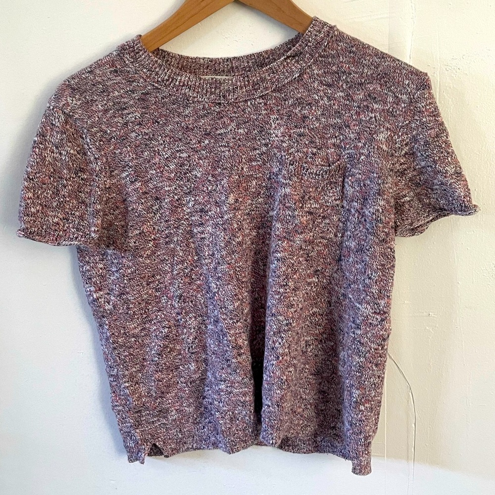 Madewell front pocket knitted tee - XXS